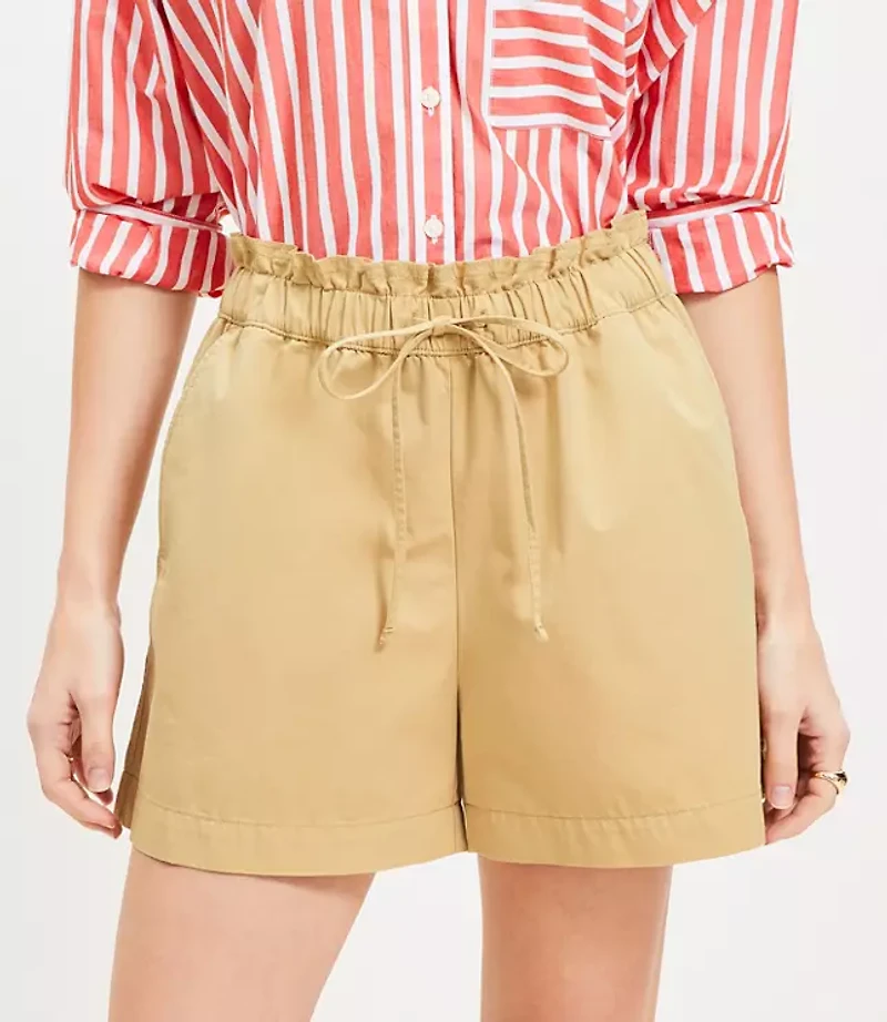 Petite Breezy Shorts Twill