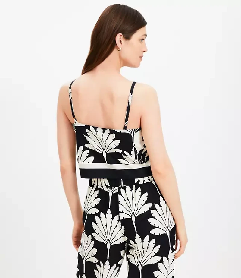 Petite Palm Linen Blend Cami
