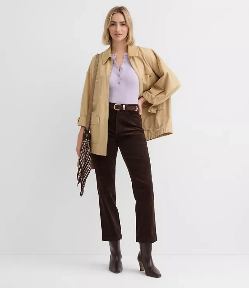 Straight Corduroy Pants