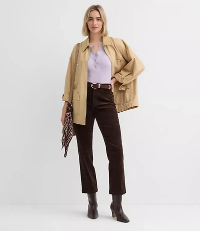 Straight Corduroy Pants
