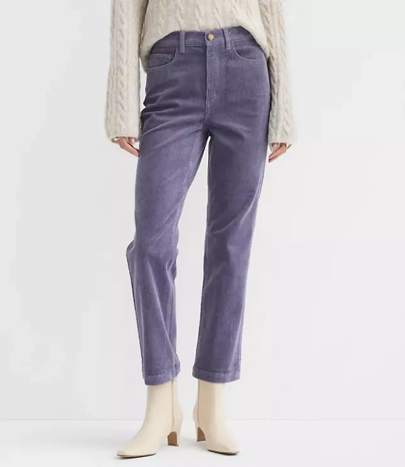 Straight Corduroy Pants
