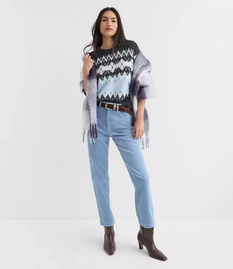 Straight Corduroy Pants