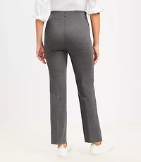 Heathered Ponte Straight Pants