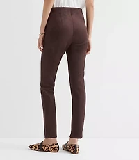 Petite Faux Suede Leggings