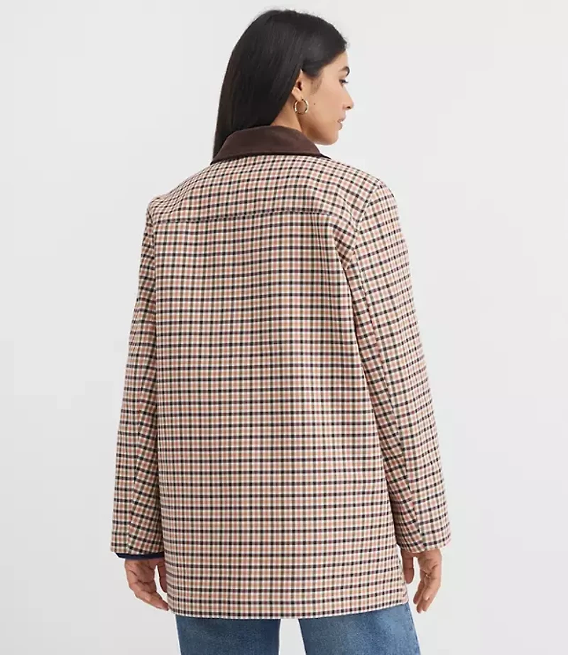 Plaid Barn Jacket