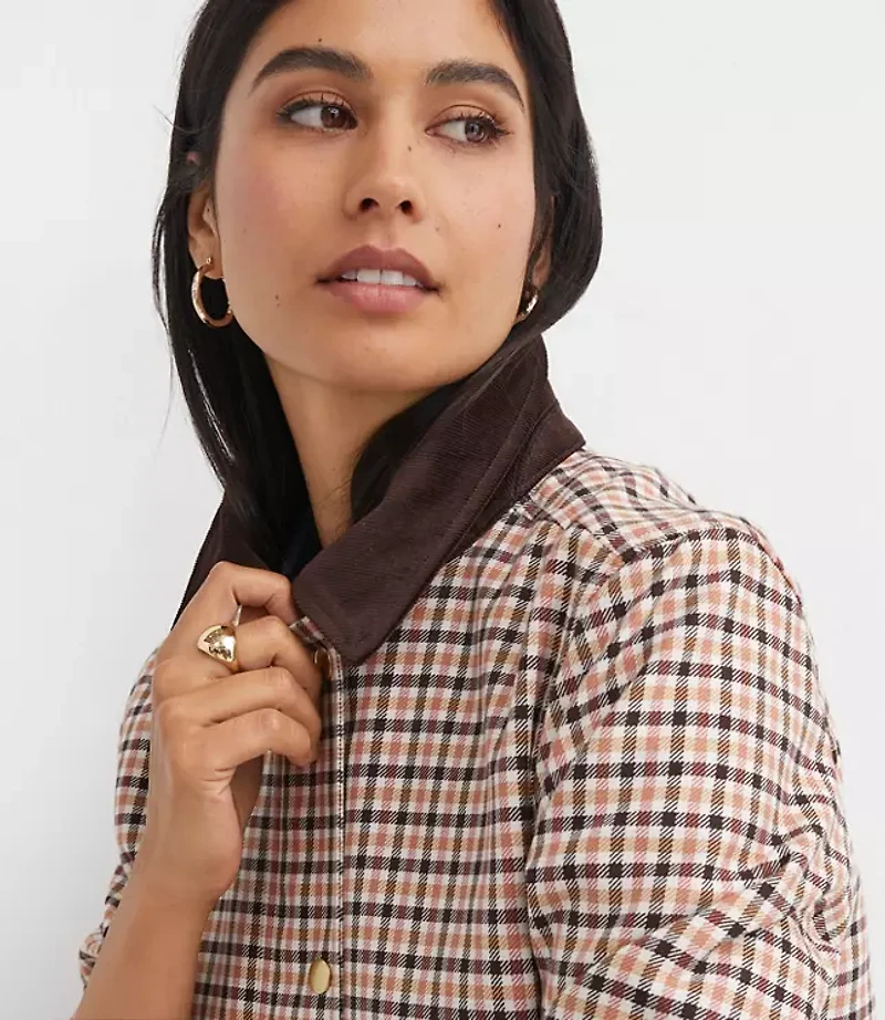 Plaid Barn Jacket