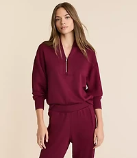 Petite Lou & Grey Scubasoft Half Zip Sweatshirt