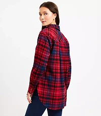 Plaid Tunic Shirt