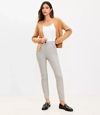 Petite Sutton Skinny Pants Plaid Bi-Stretch