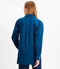 Corduroy Tunic Shirt