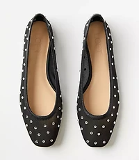 Sparkle Mesh Ballet Flats