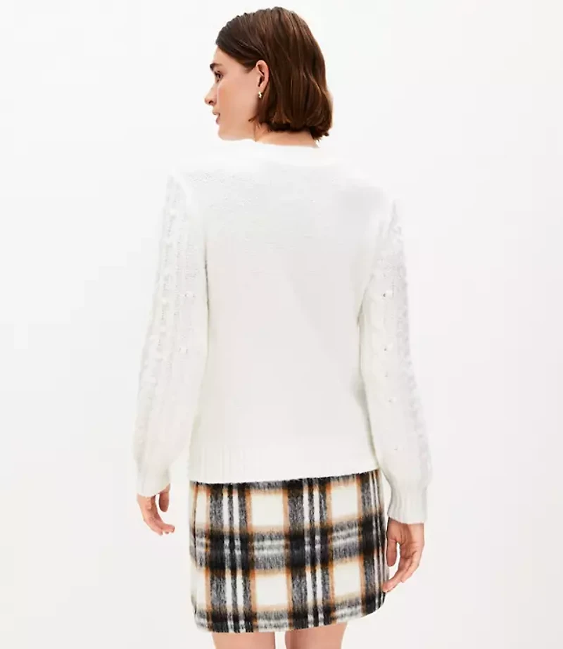Bobble Cable Sweater