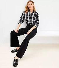 Palmer Wide Leg Pants Brushed Corduroy