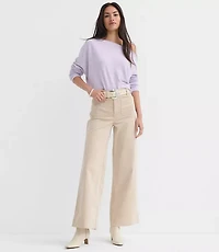 Palmer Wide Leg Pants Brushed Corduroy