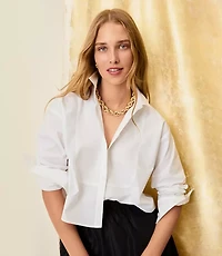 Poplin Modern Bib Shirt