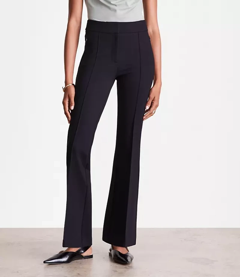 LOFT Versa Ponte Deluxe Flare Pants