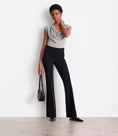 LOFT Versa Ponte Deluxe Flare Pants