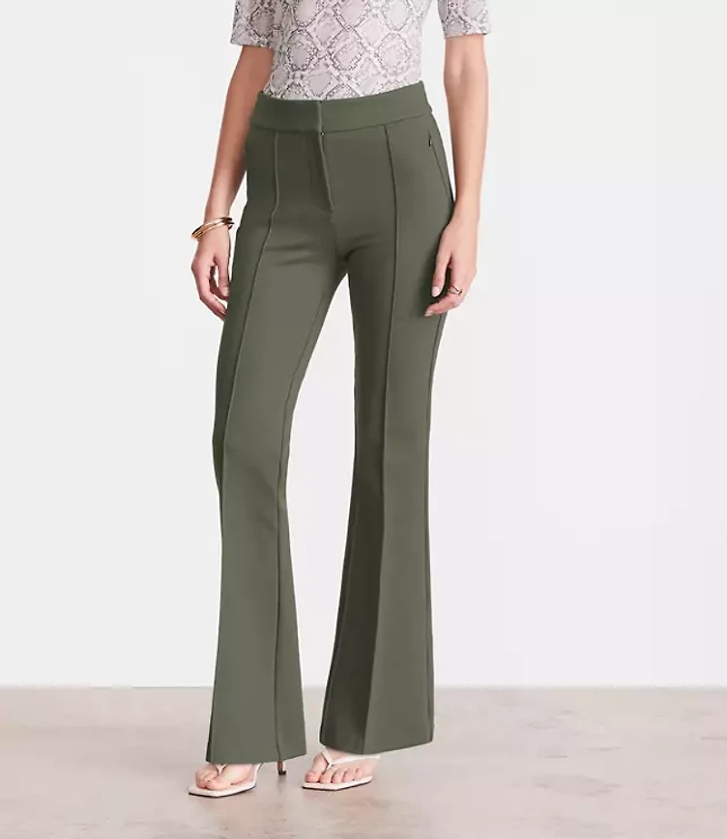 LOFT Versa Ponte Deluxe Flare Pants