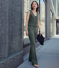 LOFT Versa Ponte Deluxe Flare Pants