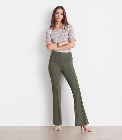 LOFT Versa Ponte Deluxe Flare Pants