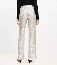 Sequin Straight Pants