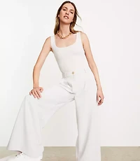 LOFT Versa 360 Knit Square Neck Bodysuit