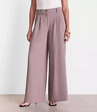 Tall LOFT Versa Crepe Drape Palazzo Pant