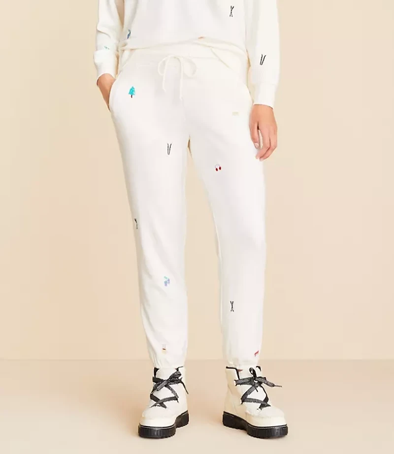 Lou & Grey Winter Cozy Cotton Terry Joggers