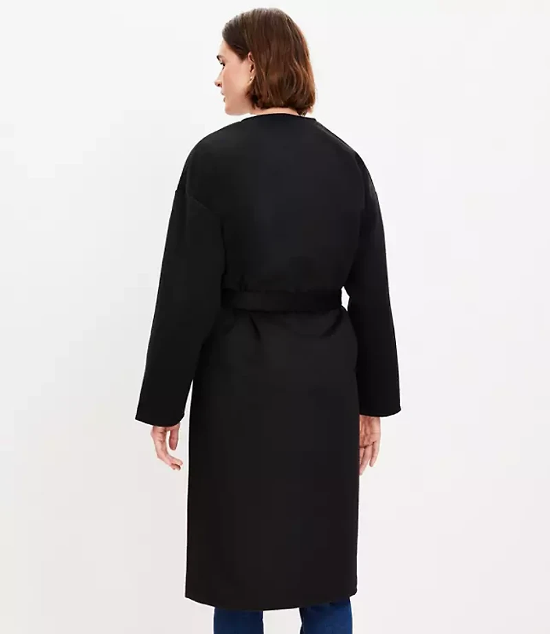 Belted Pocket Wrap Jacket
