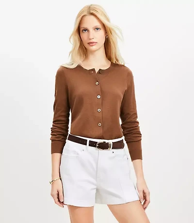 Modern Crew Neck Cardigan