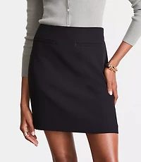 LOFT Versa Crepe Drape Mini Skirt