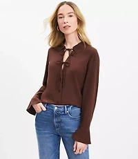 Double Tie Collared Shirt