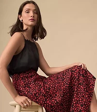 Heart Bias Midi Skirt