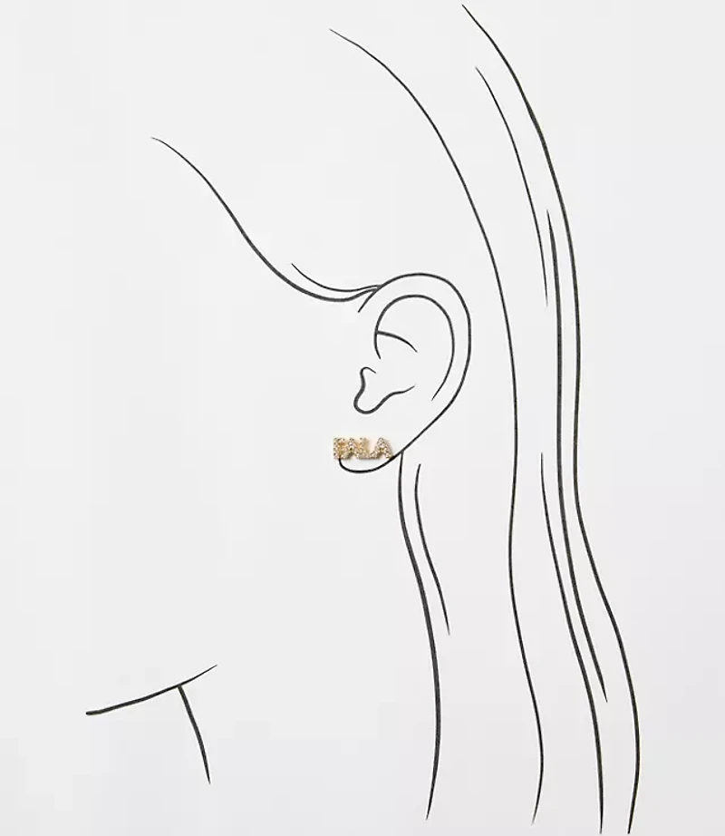Fa La La La Stud Earrings