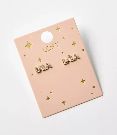Fa La La La Stud Earrings