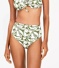 LOFT Beach Swirl High Waist Bikini Bottom