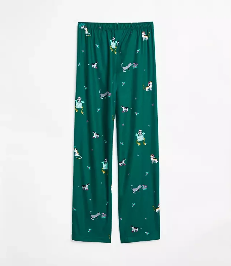 Holiday Cat Men's Pajama Pants