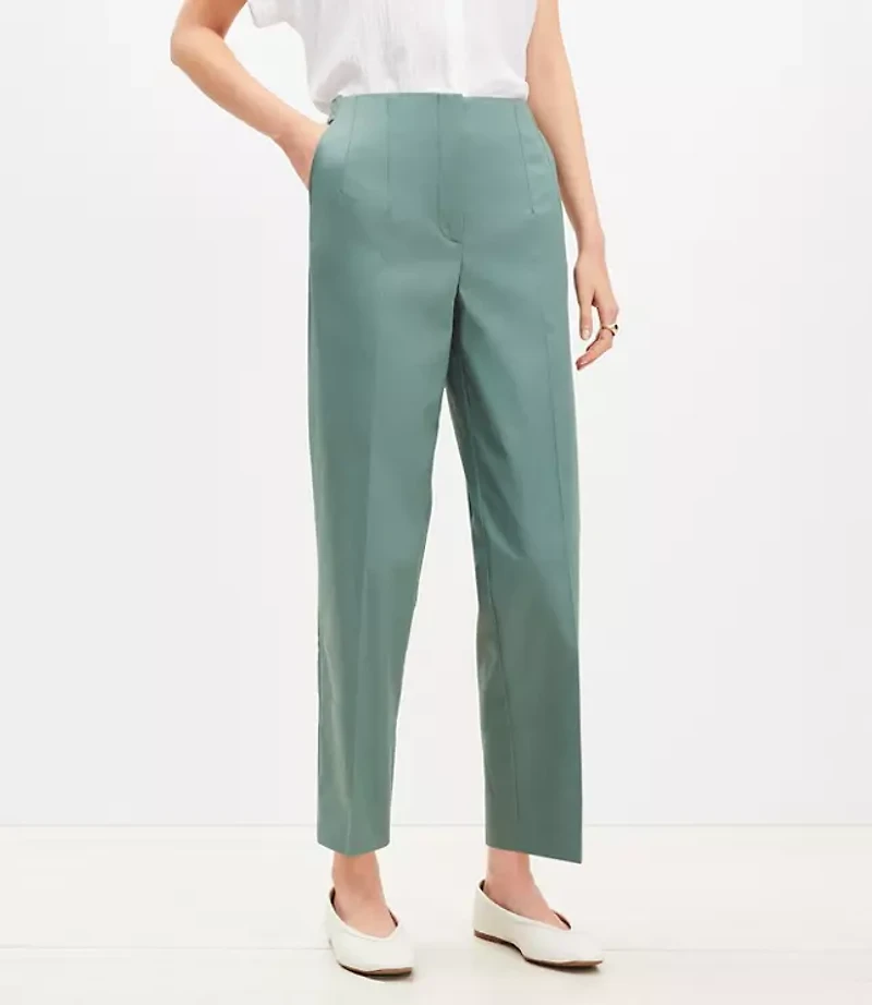 Darted Straight Pants Twill