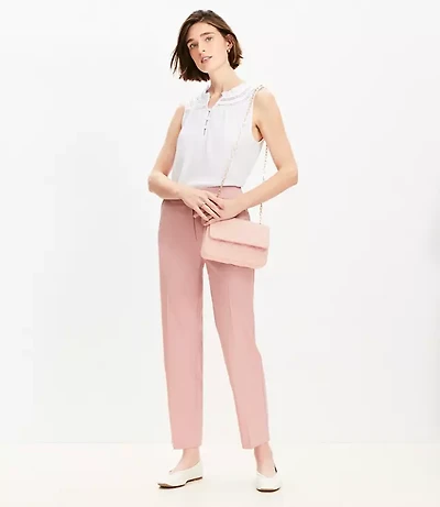 Darted Straight Pants Twill