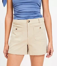 Petite Palmer Shorts Twill