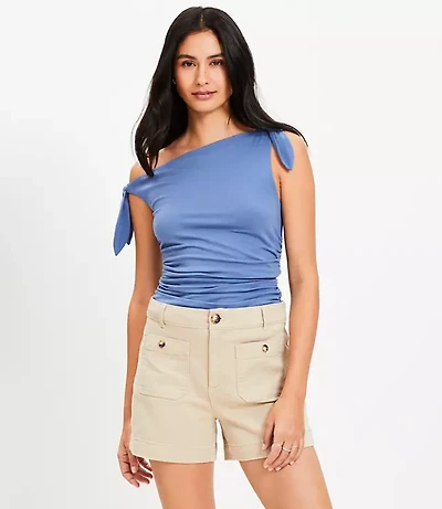 Petite Palmer Shorts Twill