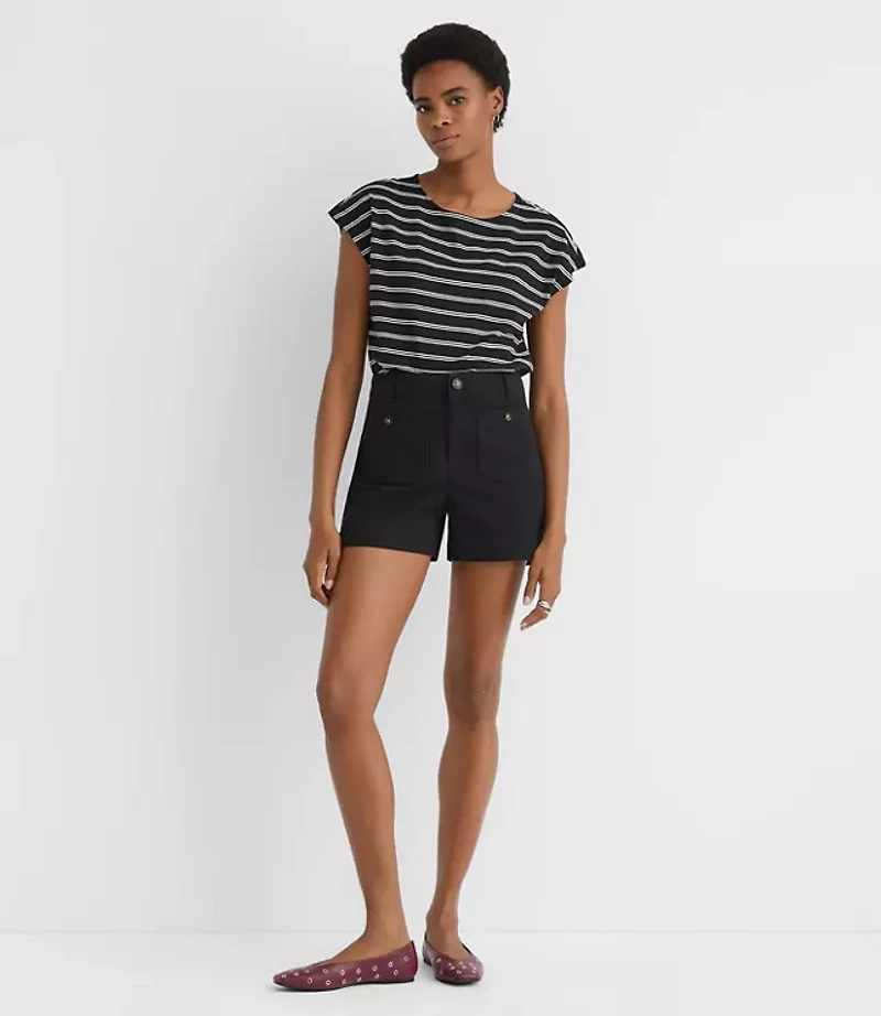 Petite Palmer Shorts Twill