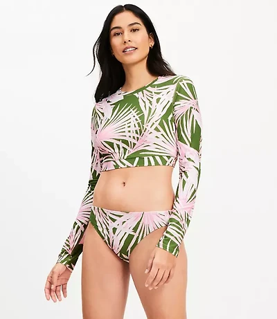 LOFT Beach Island Frond Classic Bikini Bottom