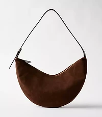 Suede Hobo Bag