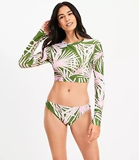 LOFT Beach Island Frond Rash Guard
