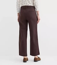 Curvy Palmer Wide Leg Crop Pants Twill