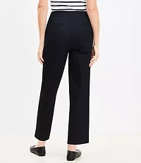 Curvy Darted Straight Pants Twill
