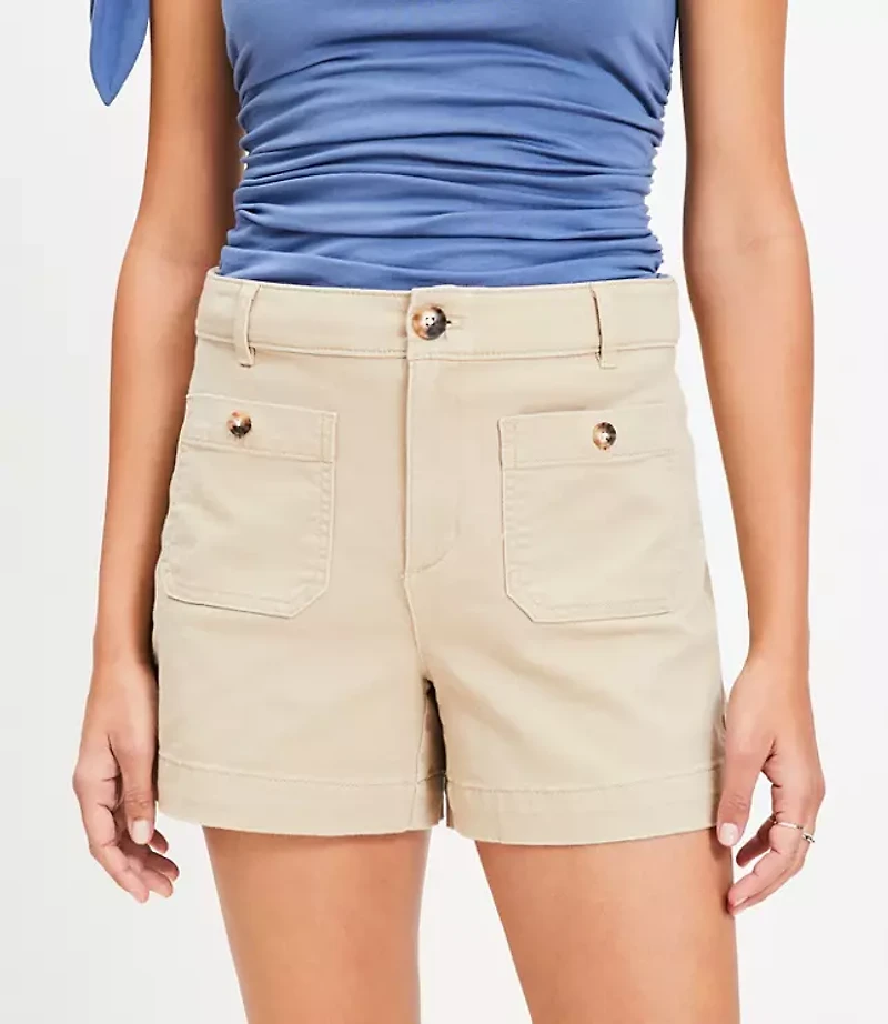 Curvy Palmer Shorts Twill