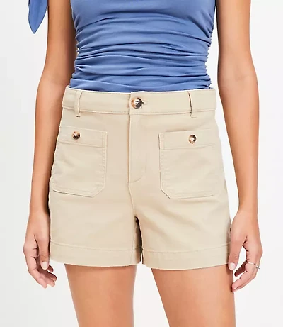 Curvy Palmer Shorts Twill