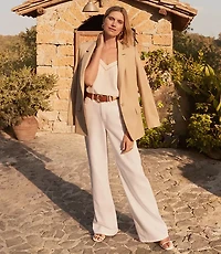 Palazzo Jeans in White